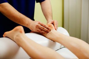 Lymfatická drenáž chodidla